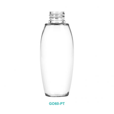 60ml PETG 橢圓形化妝品瓶 - 20牙 60ml PETG 橢圓形化妝品瓶